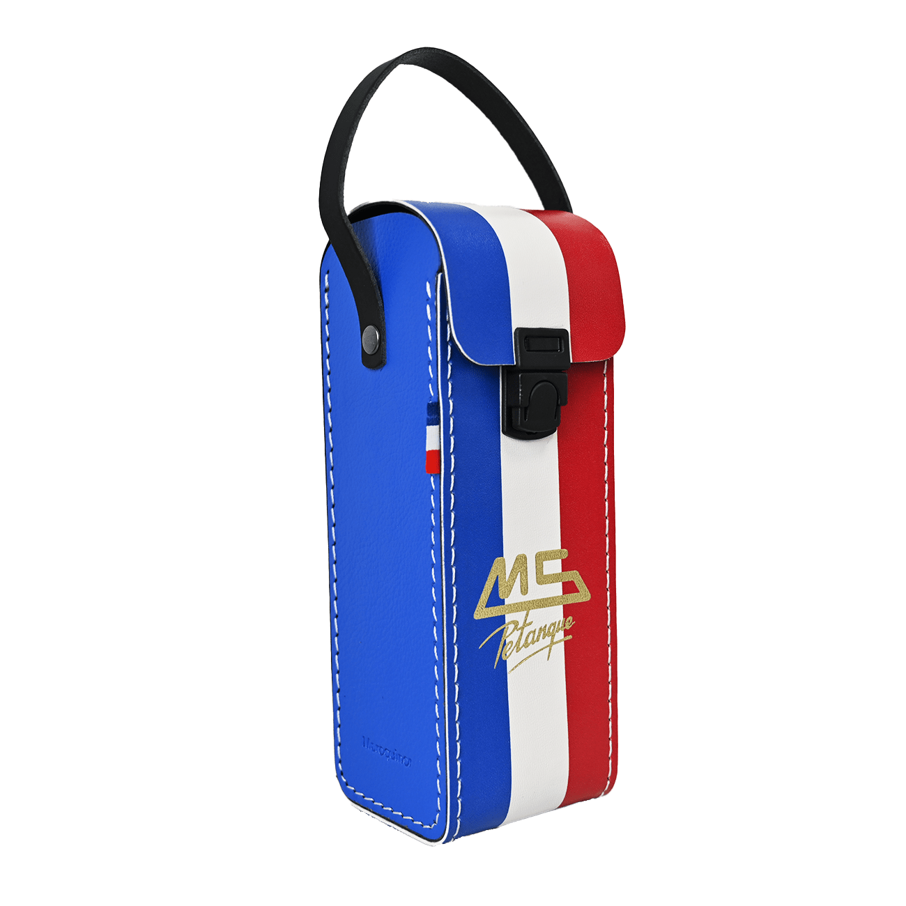 Étui de pétanque bleu blanc rouge - MS Pétanque Fabrication Française Étui de pétanque bleu blanc rouge - MS Pétanque Fabrication Française