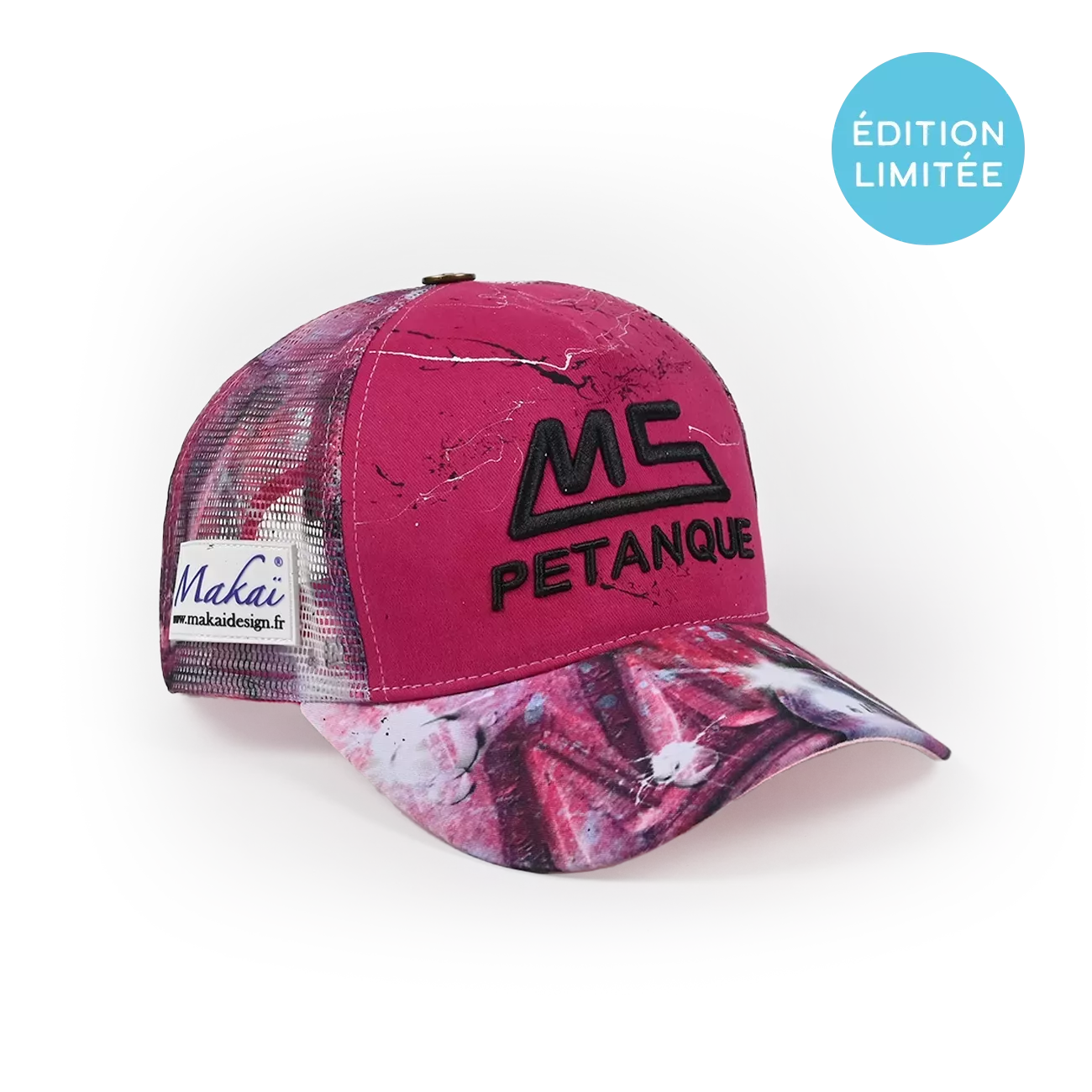 CASQUETTE MAKAÏ ROSE CASQUETTE MAKAÏ ROSE