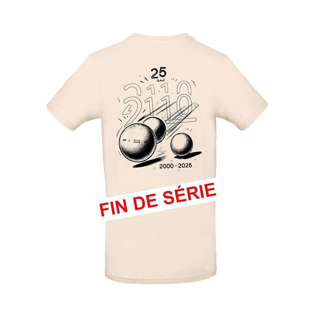 TEE SHIRT 25 ANS 2110
