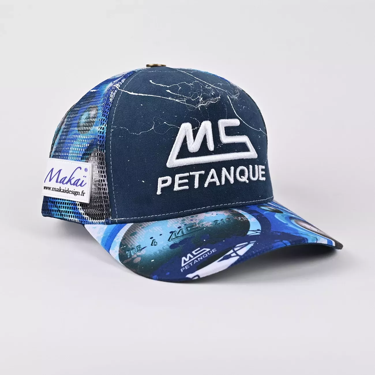 CASQUETTE MAKAÏ MARINE - MS INOX